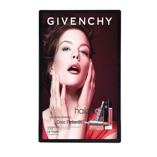 Factory direct sales 55 inch indoor wall mount multi screen display with advertising players