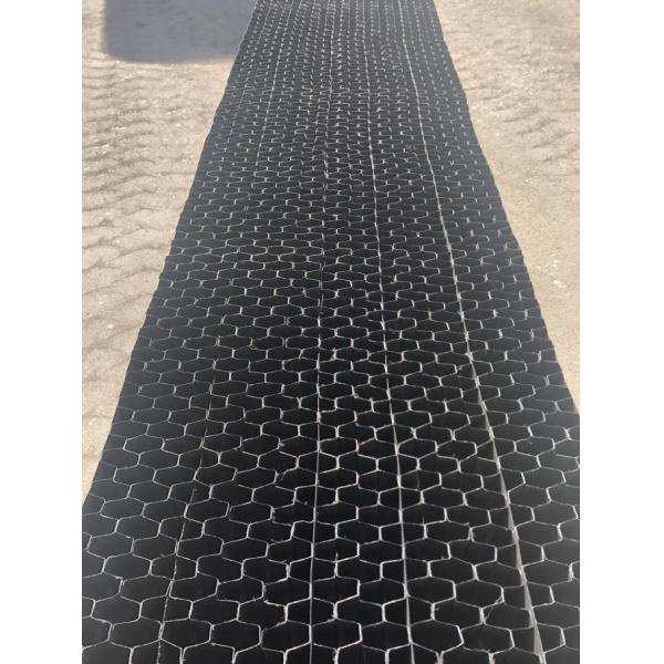 Drift Eliminator In Cooling Tower Black Honeycomb Cellular PVC Drift Eliminator