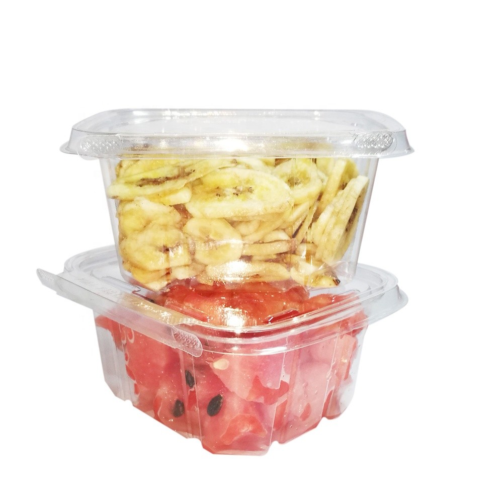 Buy cheap China Supplier Tamper-Resistant Clear Hinged Container with Flat Lid product
