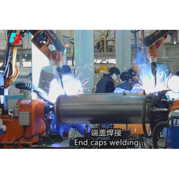 380V Solar Water Heater Tank Welding Equipment For Manufacturing Plant