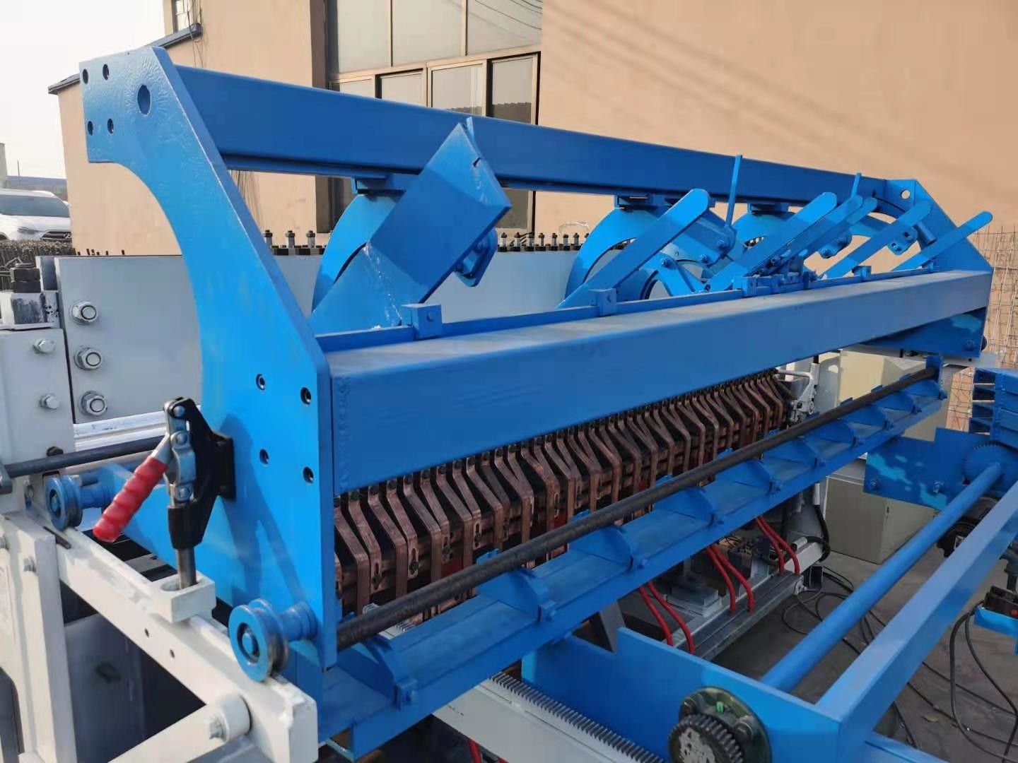 Cross Wire Hopper Load 300mm Rebar Mesh Welding Machine