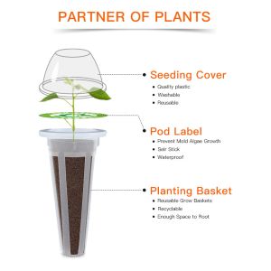Medium Plastic Intelligent Hydroponic Planter , Touch Screen Indoor Hydroponic