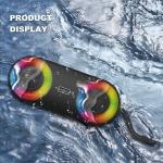 USB RGB Light Waterproof Bluetooth Speaker , Wireless Mini Speakers OEM