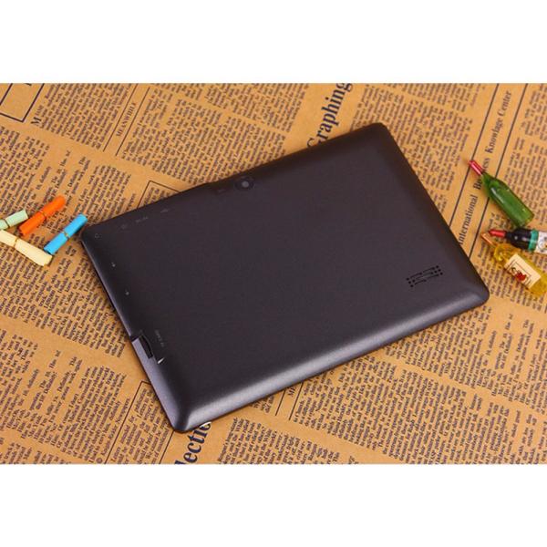 China Factory 5 Colors 8GB Q88 7 inch Tablet PC Allwinner A33 Quad-Core 512MB/8GB 1024x600 Dual Camera WIFI 2500mAh WIFI