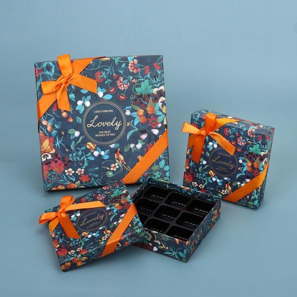 Glossy / Matte Lamination Custom Gift Paper Box Rigid Cardboard Gift Boxes Packaging