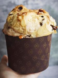 China Corrugated Panettone Pan Mold Brown Disposable Paper Baking Cup Coated on sale
