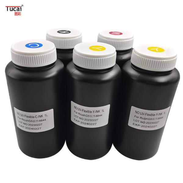 Seiko Konica/Toshiba/RicohG5/G6 Soft UV Ink for Leather/Wallpaper Capacity 1000 Ml