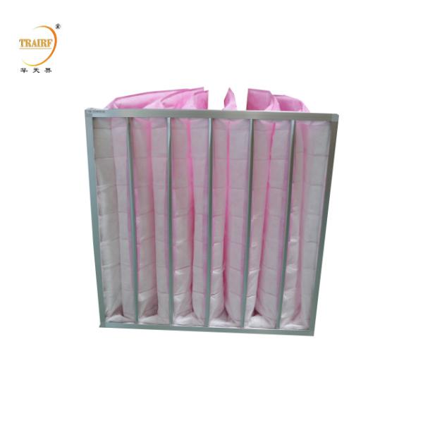 F8 Efficiency Pocket Air Filter New Composite Nonwoven Fabric HVAC Pocket Filter