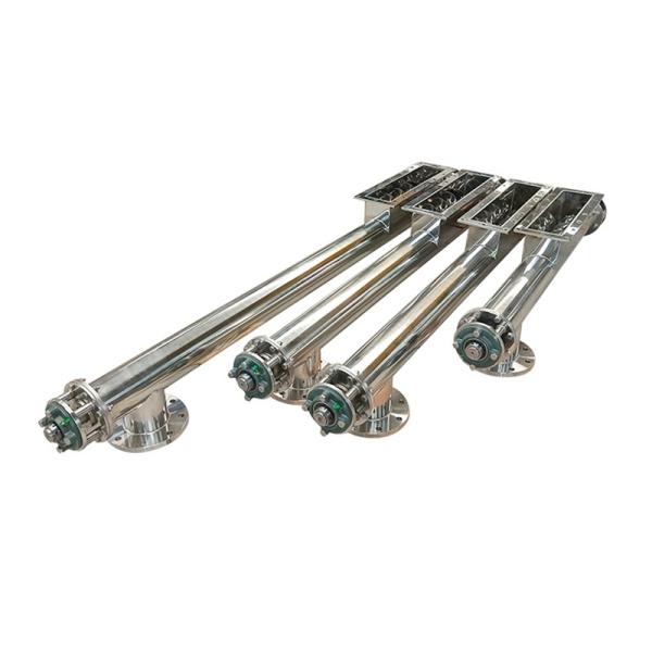 OEM Custom Tubular Screw Auger Feeder Stainless Steel With Compact Structure
