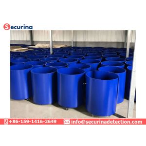 Subways Explosive Disposal Container , Bomb Disposal Equipment Police Security