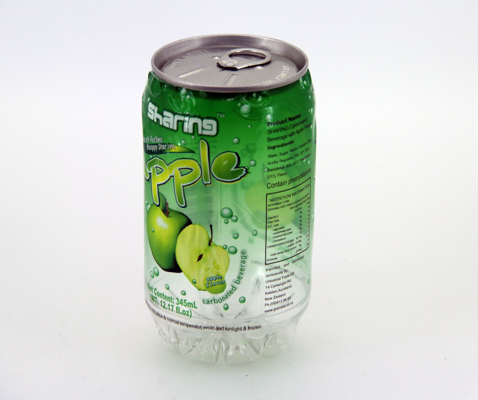 Small Plastic / Aluminium beverage Cans 500ml , Shrink label