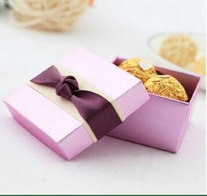Buy cheap Folding Rigid Chocolate Boxes Retail Packaging Gift Boxes Fancy Paper product