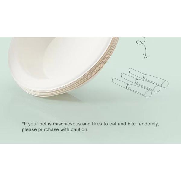 Elegant Disposable Tableware Bowl for Cats Dogs and Environmentally Responsible Owners