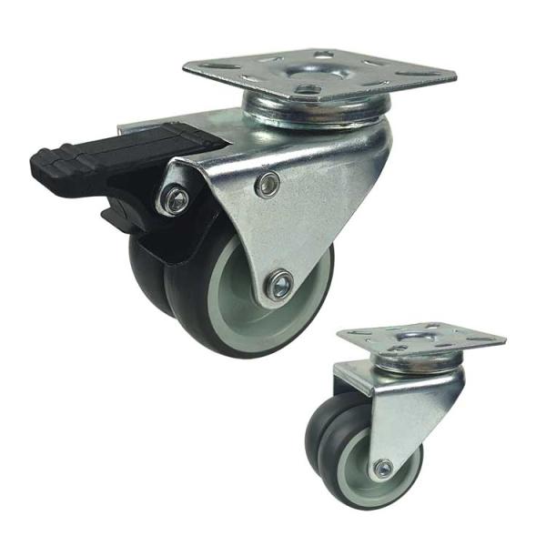 2inch Double Wheel Light Duty Casters