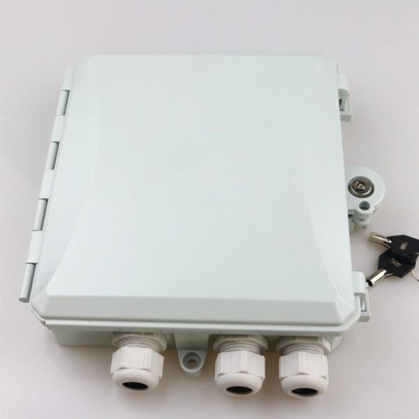 FTTH Wall Mount Outdoor Fiber Termination Box ABS Material