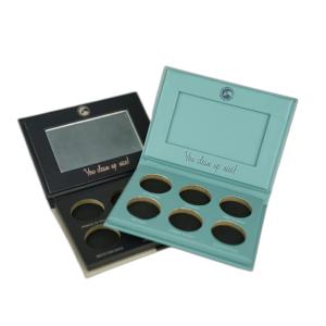 Buy cheap Recyclable Paper Packaging Cardboard Eyeshadow Palette Empty Cosmetic Box product