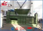 Horizontal Waste Plastic Bottle Baler Machine With Manual Belting