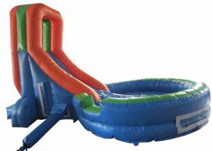 Buy cheap Simplest inflatable water slide inflatable short slide with pool for children outdoor water slide product