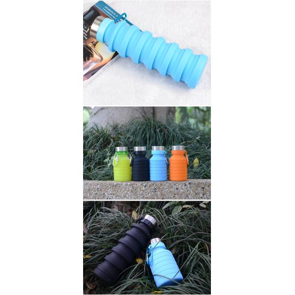 FDA Standard 550ML Silicone Expandable Water Bottle