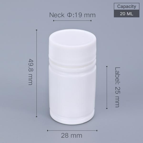 Waterproof Child Resistant Pill Packer Box Bottle With Anti Theft Cap Capacity 20ML to 200ML