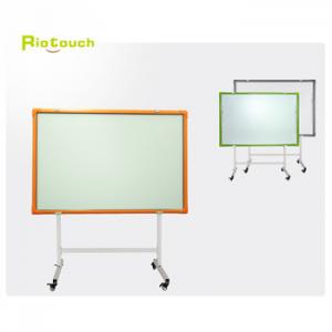Riotouch 10 points IR multi touch no projector whiteboard plastic corner for sale