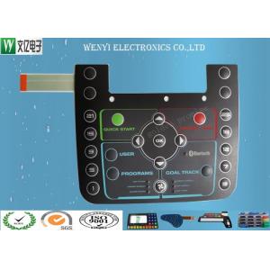 China Tactile Dome Multi Keys 0.125 mm Embossing Membrane Switch on sale