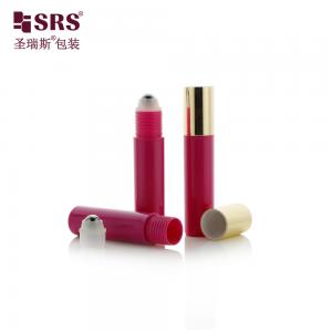 China Recycled Plastic Injection Customization Color Red Eye Serum Massage Roll On PP Bottle on sale