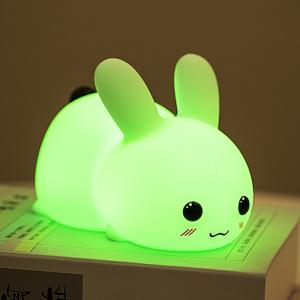 Rechargeable Rabbit Silicone Night Light Lamp Multipurpose Durable