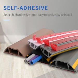 Brown Architecture PE Profile Customization PVC Cable Trunking Plastic Profiles