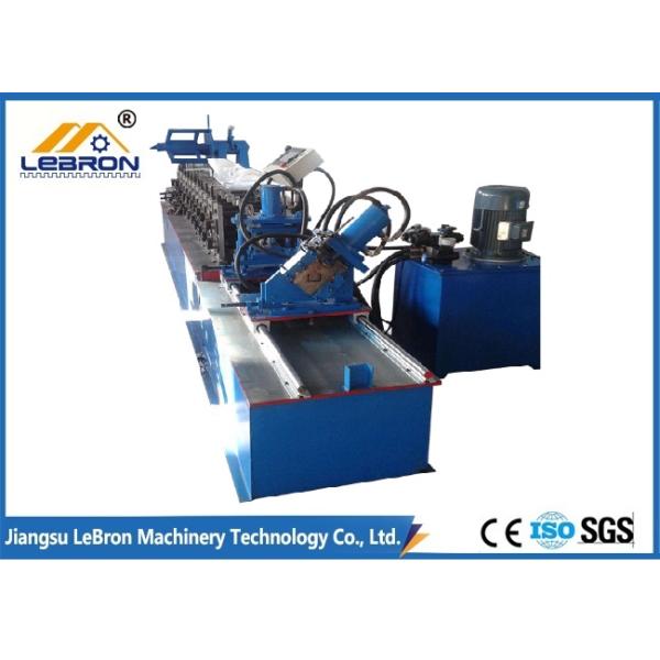 Metal Steel Cable Tray Roll Forming Machine , Full Automatic Cable Tray Making Machine