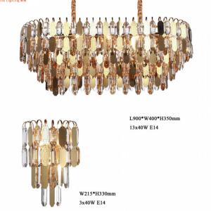 Buy cheap G4 Led Pendant Lighting Ceiling Circle Modern Large Round Ring Chandelier Crystal Hotel Or Down Town House product