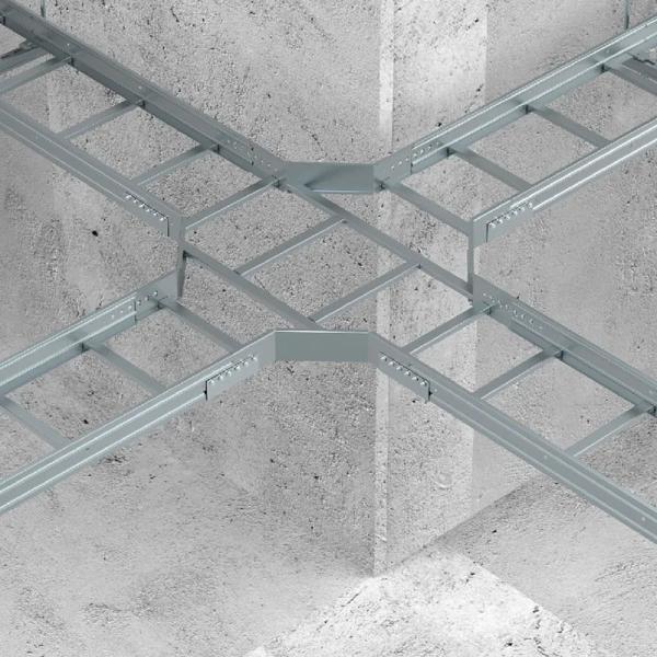 Fire Retardant Steel Cable Ladder Tray / Cable Tray For Safe Wire Management
