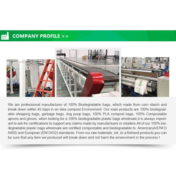 Hdpe Biodegradable Shopping Bag Compostable Compost Bags