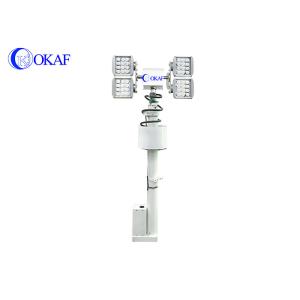 RS485 6M Mobile Aluminum Telescoping Mast 4*120W CREE Lamp