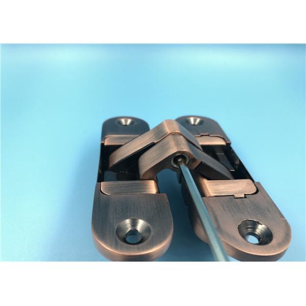 Antique Copper Adjustable Concealed Hinges For Interior Wooden Door