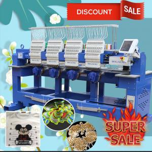 Buy cheap Cheaper than tajima embroidery machine price high speed multi needles 4 heads computerized embroidery machine for cap/3d product