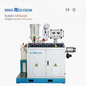 Buy cheap 75 Rpm Plastic Single Screw Extruder Machine 20mx2.5mx2.2m product