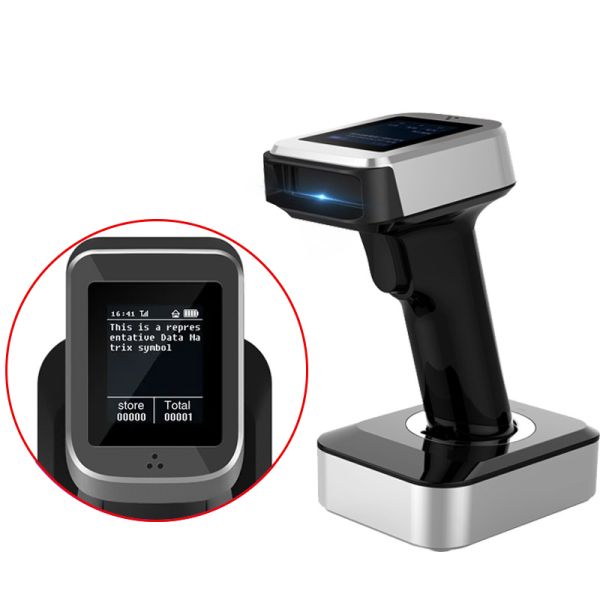 Industrial Handheld Barcode Scanner Bluetooth Enabled QR Code & Image Reader for Logistics