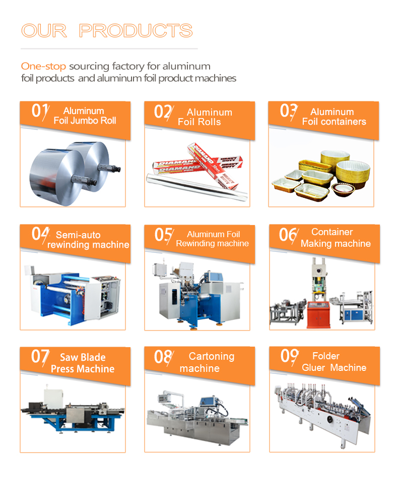 Double Track Collector Aluminum Foil Food Container Making Machine with 3KW Power