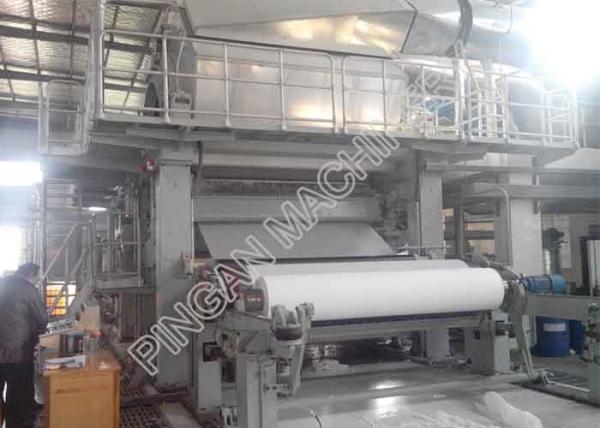 One Cylinder Mould Toilet Tissue Manufacturing Machine AC Driven Variable