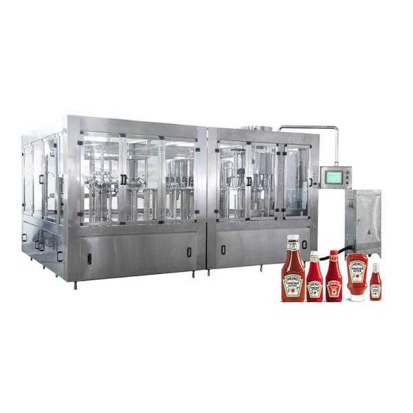 SUS304 Industrial Tomato Sauce Processing Line For Large Tomato Processing Plants