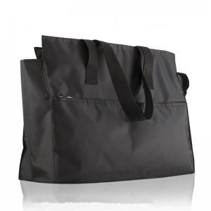 Buy cheap High quality black nylon  handbags tote bag classic handmade nylon travel tote hand bag for man and woman product