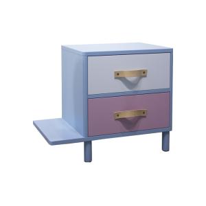 Buy cheap 2 Drawer 50cm Height 60cm Width Wood Bedside Table product