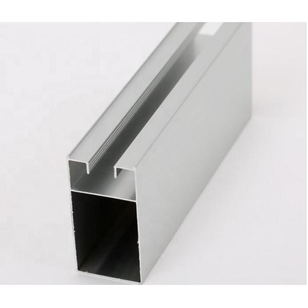 Vertical Powder Coated Wood Grain Transfer Printing Window Aluminum Profile