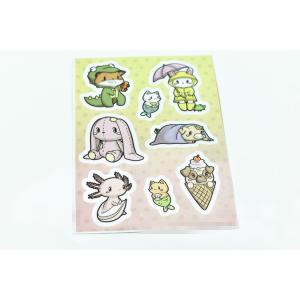 Buy cheap CMYK Printing Die cut 150mm PVC Sticker Waterproof product