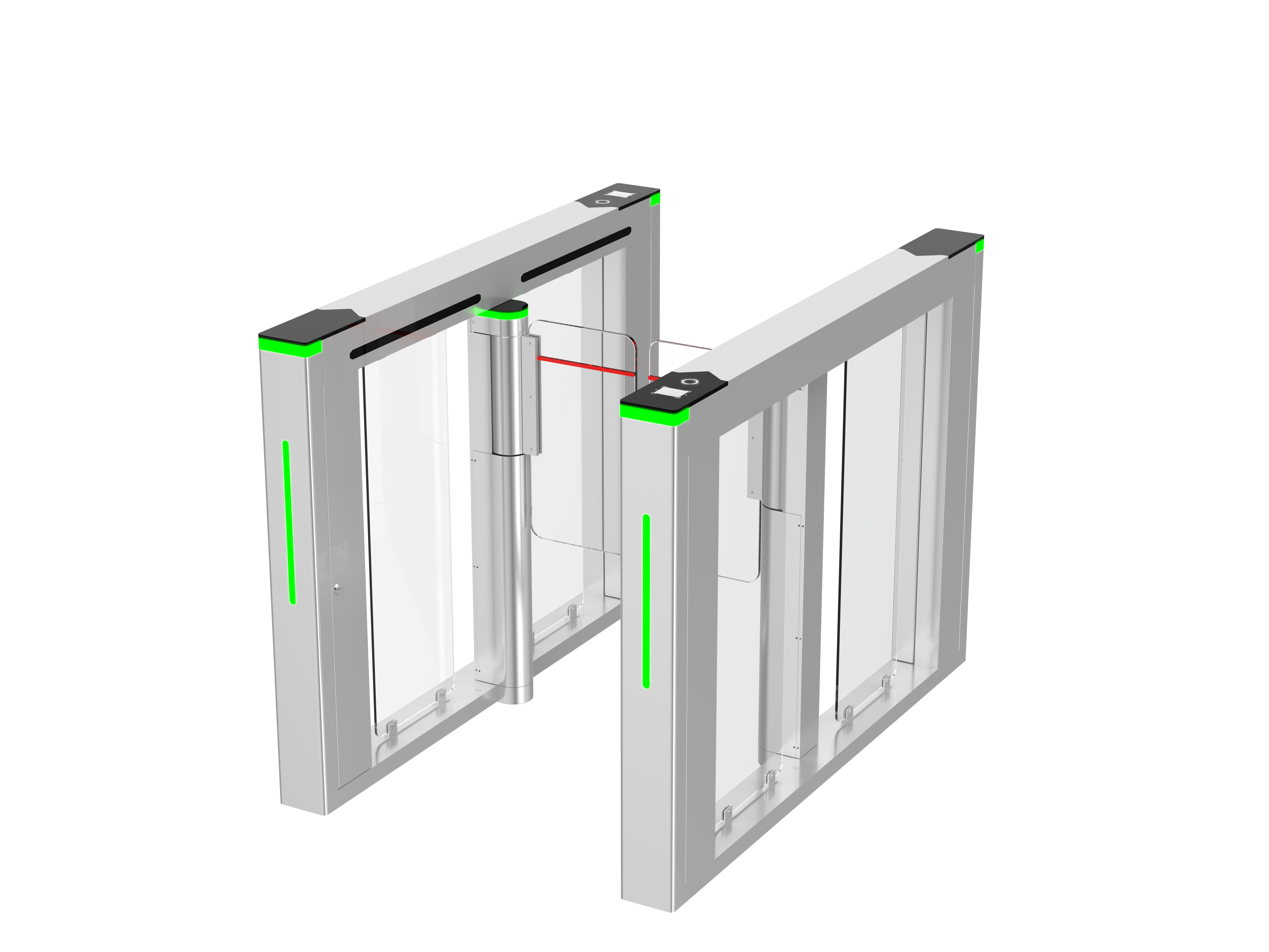 Buy cheap Swing Speed Gate Turnstile Intelligent Full Automatic QR Code Reader product