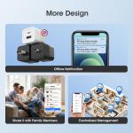 Tuya Smart WiFi Mini Power Adapter Portable 5V Micro USB & Type-C Charger Plug