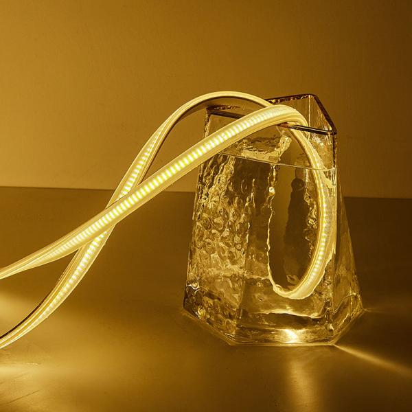 AC 220V 110V 240LEDs COB LED Strip Lights 8mm CE ROHS Flexible