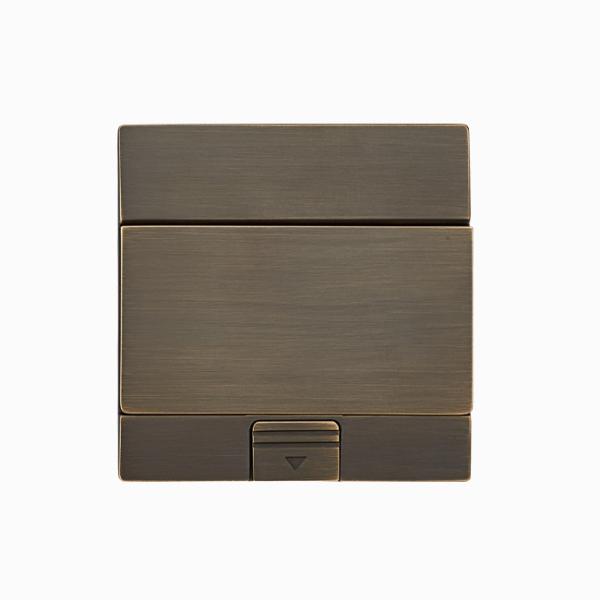 Amertop Pop up Floor Outlet with Brass Cover Outlet and Receptacle Box