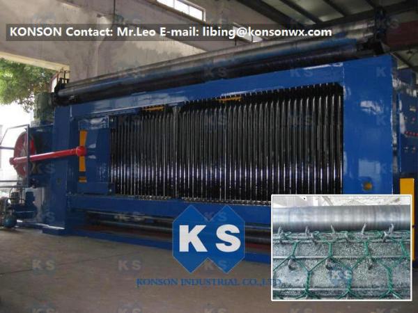Customized Automatic Gabion Mesh Machine Hexagonal Wire Gabion Netting